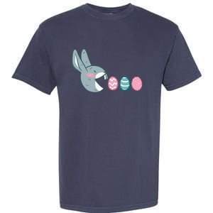 HUNGRY BUNNY RABBIT Egg Hunt Boy Girl Easter Day Garment-Dyed Heavyweight T-Shirt