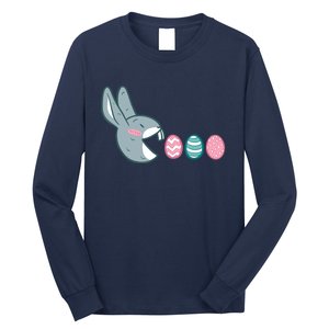 HUNGRY BUNNY RABBIT Egg Hunt Boy Girl Easter Day Long Sleeve Shirt