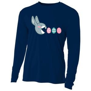 HUNGRY BUNNY RABBIT Egg Hunt Boy Girl Easter Day Cooling Performance Long Sleeve Crew