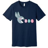 HUNGRY BUNNY RABBIT Egg Hunt Boy Girl Easter Day Premium T-Shirt