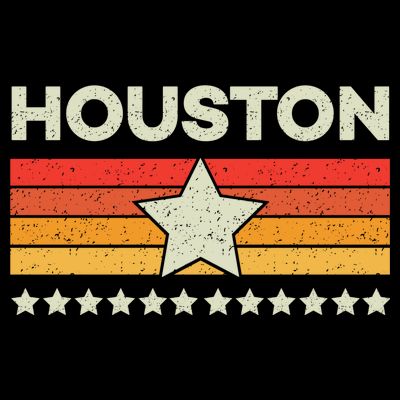 Houston Baseball Retro Vintage T-Shirt