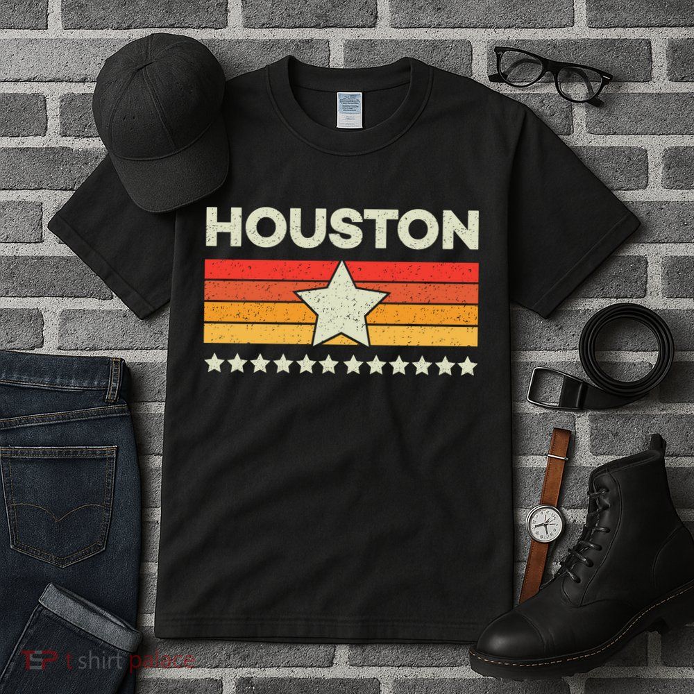 Houston Baseball Retro Vintage Tall T-Shirt
