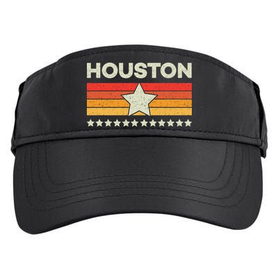 Houston Baseball Retro Vintage Adult Drive Performance Visor