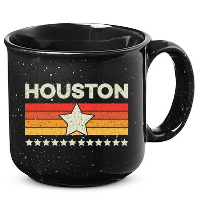 Houston Baseball Retro Vintage 15oz Campfire Ceramic Mug