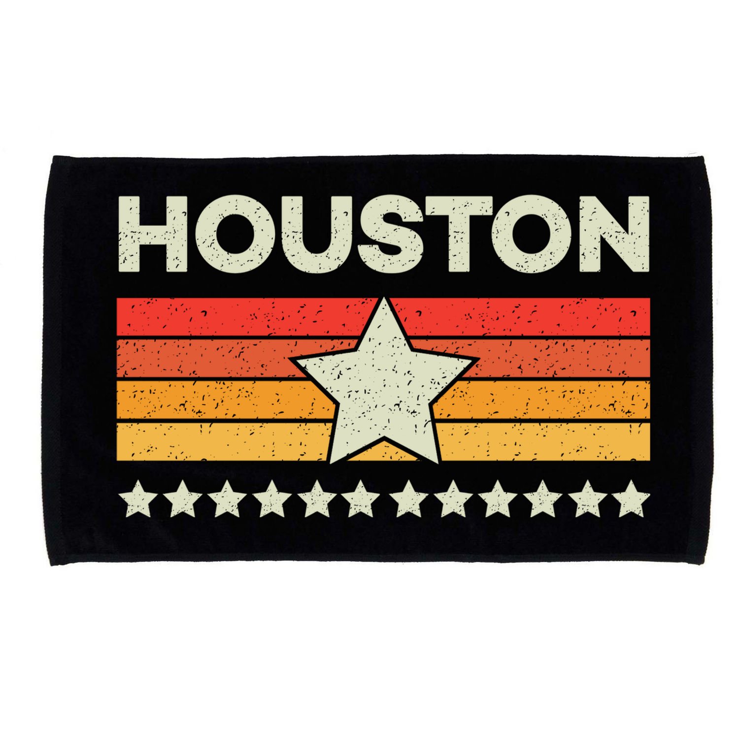 Houston Baseball Retro Vintage Microfiber Hand Towel