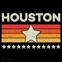 Houston Baseball Retro Vintage Kids T-Shirt