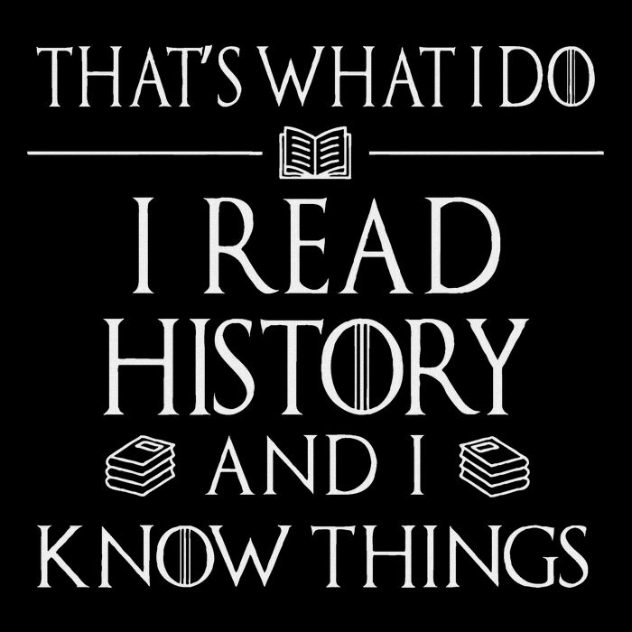 History Book Reader Gifts I Read History Know Things Premium T-Shirt
