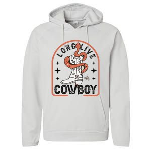 Howdy Bronc Rodeo Cow Boot Riding Horse Performance Fleece Hoodie