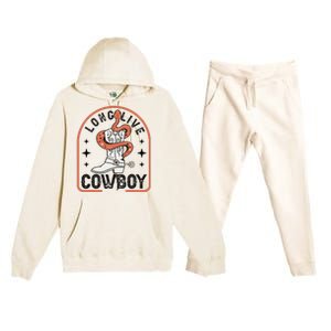 Howdy Bronc Rodeo Cow Boot Riding Horse Premium Hooded Sweatsuit Set