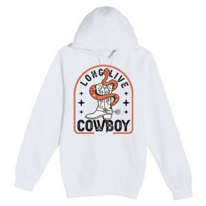 Howdy Bronc Rodeo Cow Boot Riding Horse Premium Pullover Hoodie