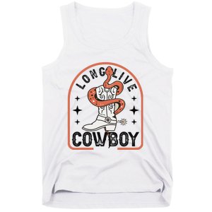 Howdy Bronc Rodeo Cow Boot Riding Horse Tank Top