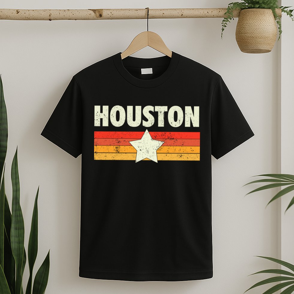 Houston Baseball Retro Vintage Gift T-Shirt