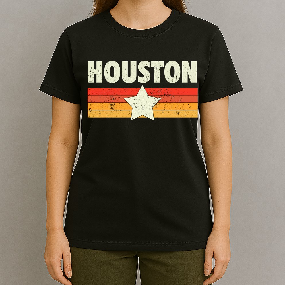 Houston Baseball Retro Vintage Gift T-Shirt