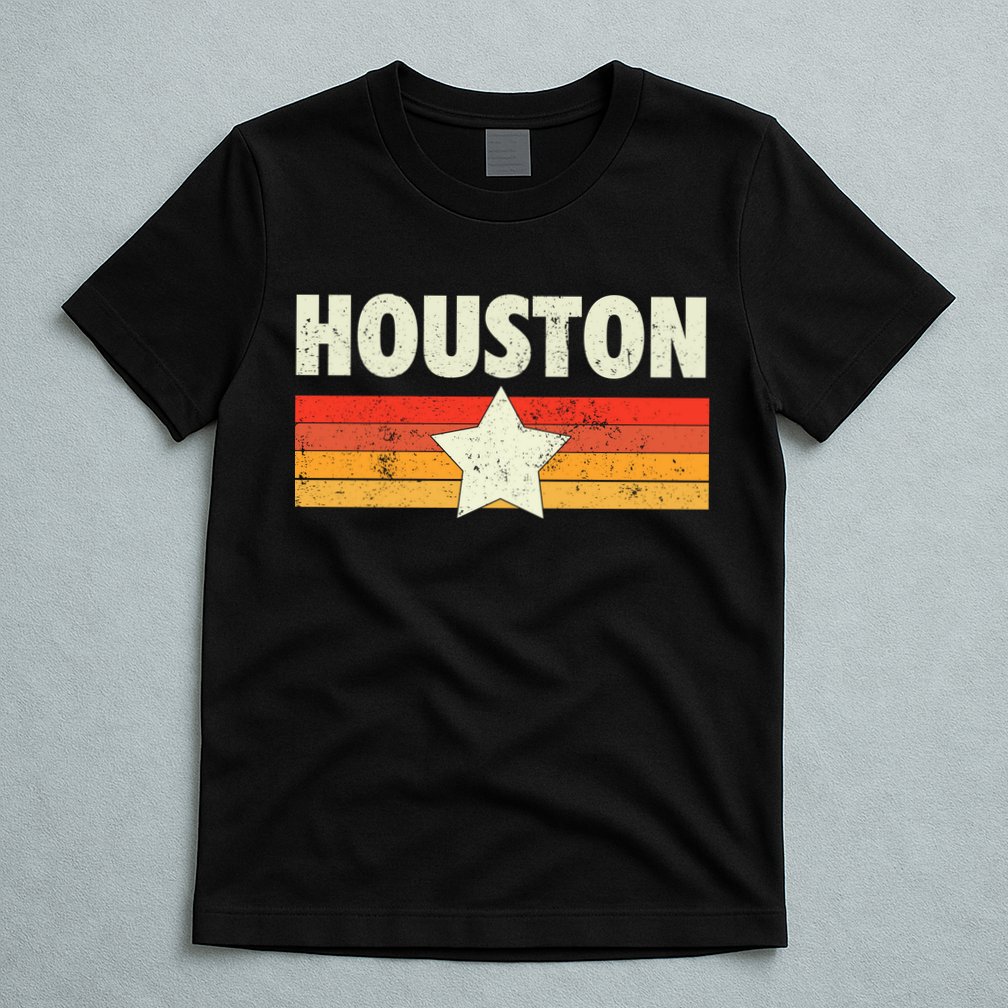 Houston Baseball Retro Vintage Gift T-Shirt