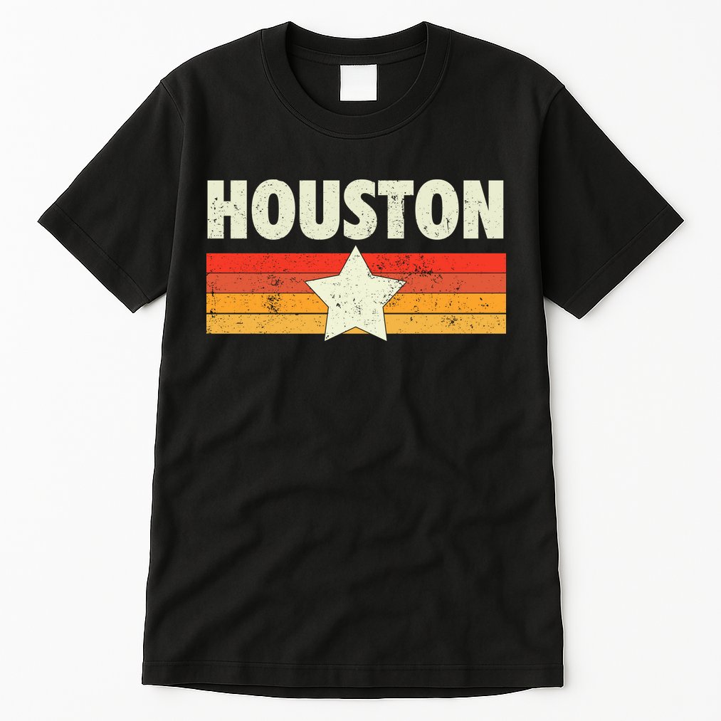 Houston Baseball Retro Vintage Gift Tall T-Shirt