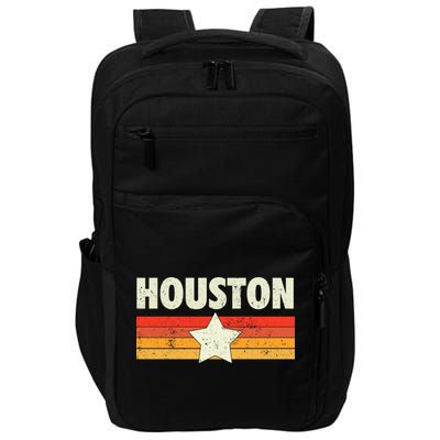 Houston Baseball Retro Vintage Gift Impact Tech Backpack