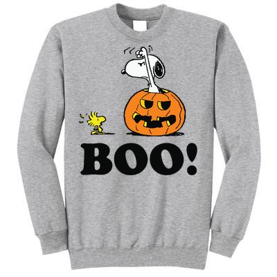 Halloween Boo Raglan Baseball Tall Sweatshirt