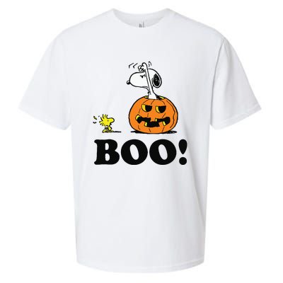 Halloween Boo Raglan Baseball Sueded Cloud Jersey T-Shirt