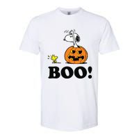 Halloween Boo Raglan Baseball Softstyle CVC T-Shirt