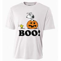 Halloween Boo Raglan Baseball Cooling Performance Crew T-Shirt