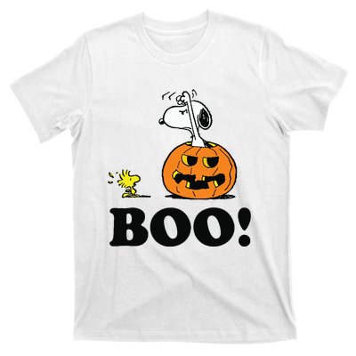 Halloween Boo Raglan Baseball T-Shirt