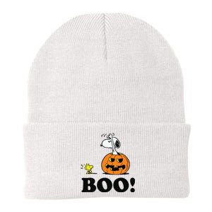 Halloween Boo Raglan Baseball Knit Cap Winter Beanie