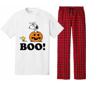 Halloween Boo Raglan Baseball Pajama Set