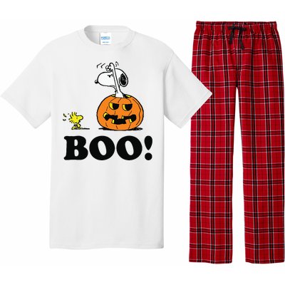 Halloween Boo Raglan Baseball Pajama Set