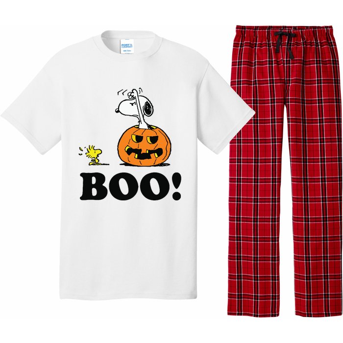 Halloween Boo Raglan Baseball Pajama Set