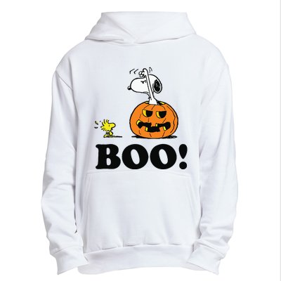 Halloween Boo Raglan Baseball Urban Pullover Hoodie