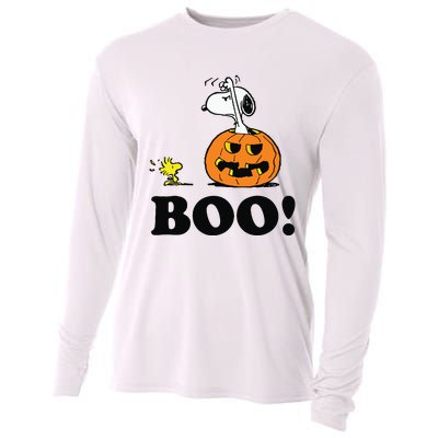 Halloween Boo Raglan Baseball Cooling Performance Long Sleeve Crew