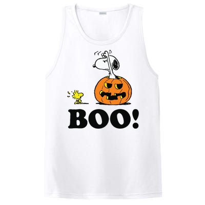 Halloween Boo Raglan Baseball PosiCharge Competitor Tank