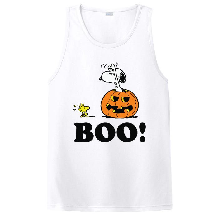 Halloween Boo Raglan Baseball PosiCharge Competitor Tank