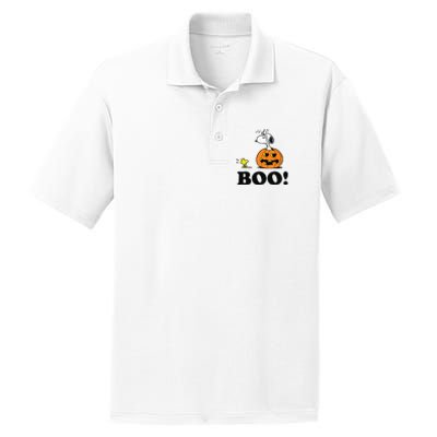 Halloween Boo Raglan Baseball PosiCharge RacerMesh Polo