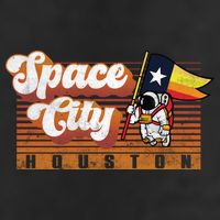Houston Baseball Space City Astronaut Retro Distressed Cool Comfort Performance Bucket Hat