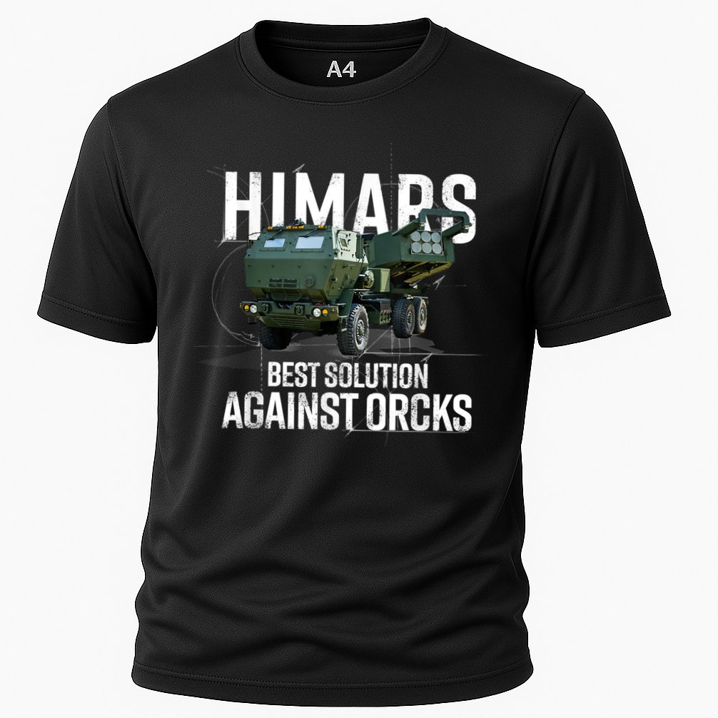 Himars Best Solution Against Orcks Army Ukarine USA Cooling Performance Crew T-Shirt