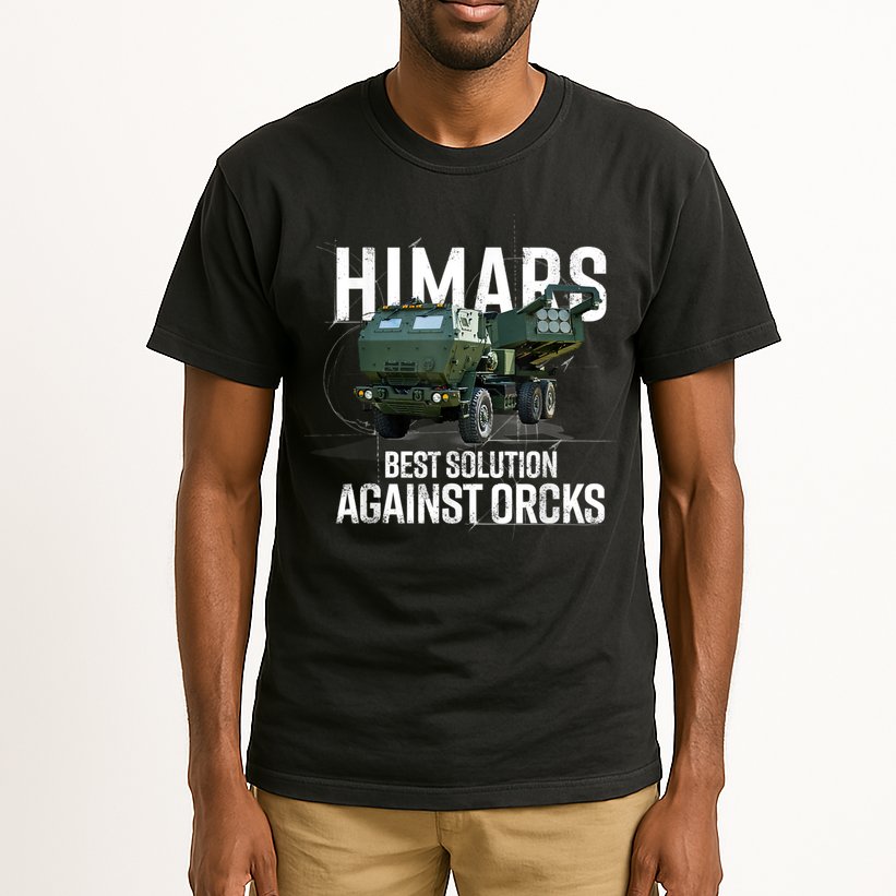 Himars Best Solution Against Orcks Army Ukarine USA Tall T-Shirt