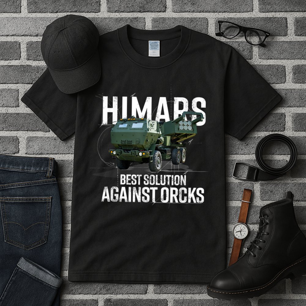 Himars Best Solution Against Orcks Army Ukarine USA Tall T-Shirt