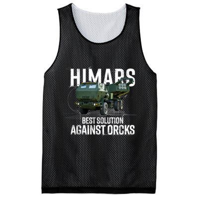 Himars Best Solution Against Orcks Army Ukarine USA Mesh Reversible Basketball Jersey Tank