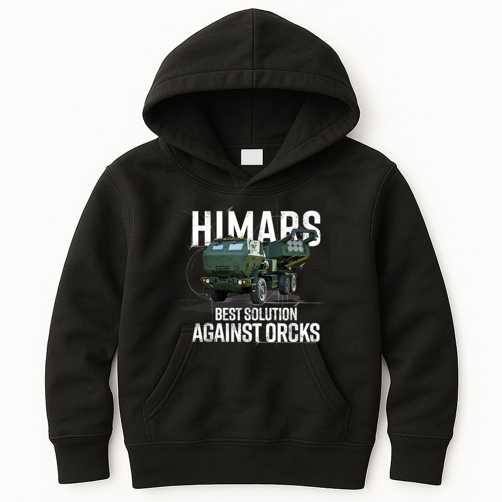 Himars Best Solution Against Orcks Army Ukarine USA Kids Hoodie