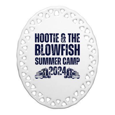 Hootie Blowfish Summer Camp With Trucks 2024 Ceramic Oval Ornament