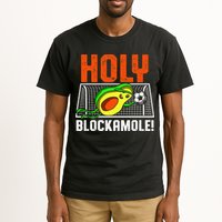 Holy Blockamole Soccer Blocker Funny Avocado Goalie Tall T-Shirt