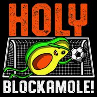 Holy Blockamole Soccer Blocker Funny Avocado Goalie Mug