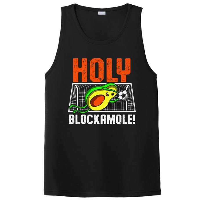 Holy Blockamole Soccer Blocker Funny Avocado Goalie PosiCharge Competitor Tank