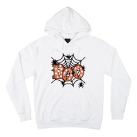 Halloween Boo Spiderweb Scary Spooky Halloween Hoodie