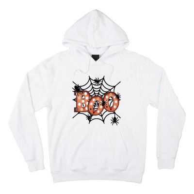 Halloween Boo Spiderweb Scary Spooky Halloween Hoodie