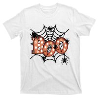 Halloween Boo Spiderweb Scary Spooky Halloween T-Shirt