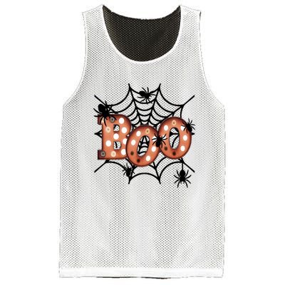 Halloween Boo Spiderweb Scary Spooky Halloween Mesh Reversible Basketball Jersey Tank