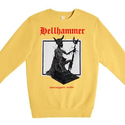 Hellhammer Black Statue Premium Crewneck Sweatshirt