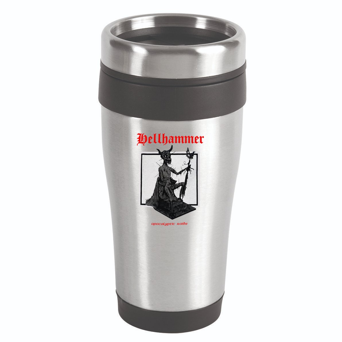 Hellhammer Black Statue 16oz Travel Tumbler